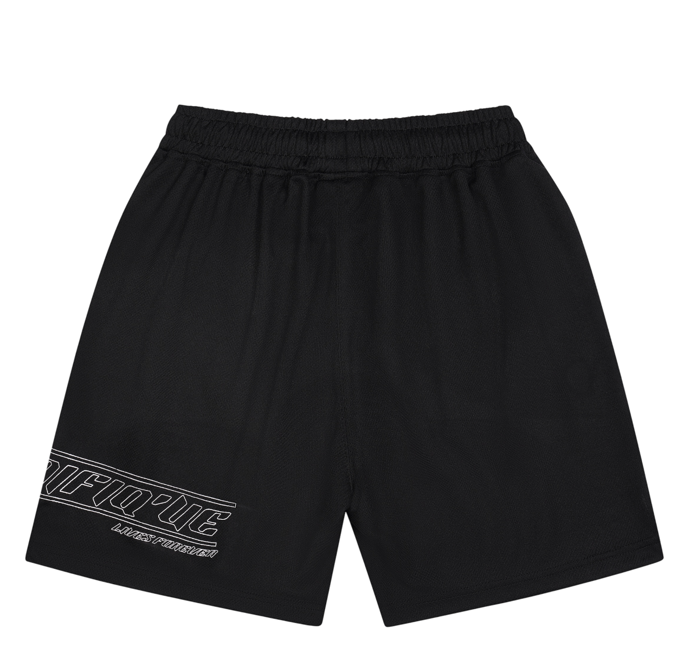 BLACK MESH SHORTS