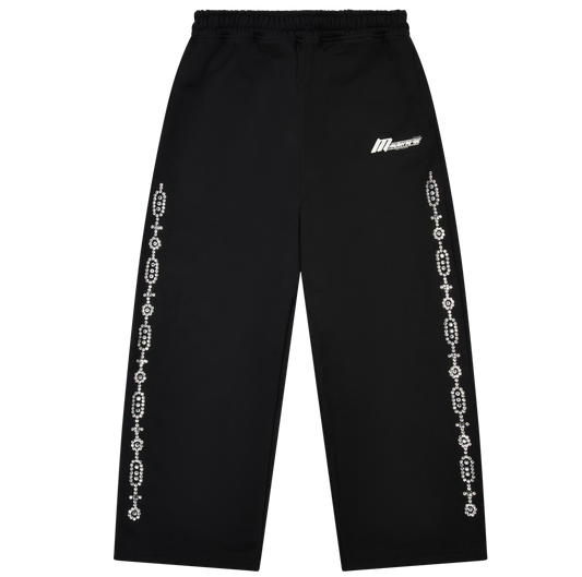 BLACK CRYSTAL JOGGERS