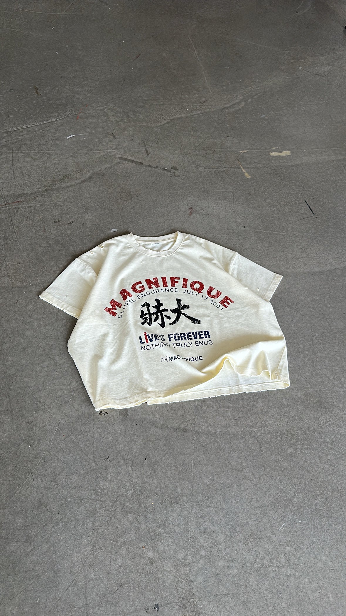 Cream Vintage 80’s Sports Tee