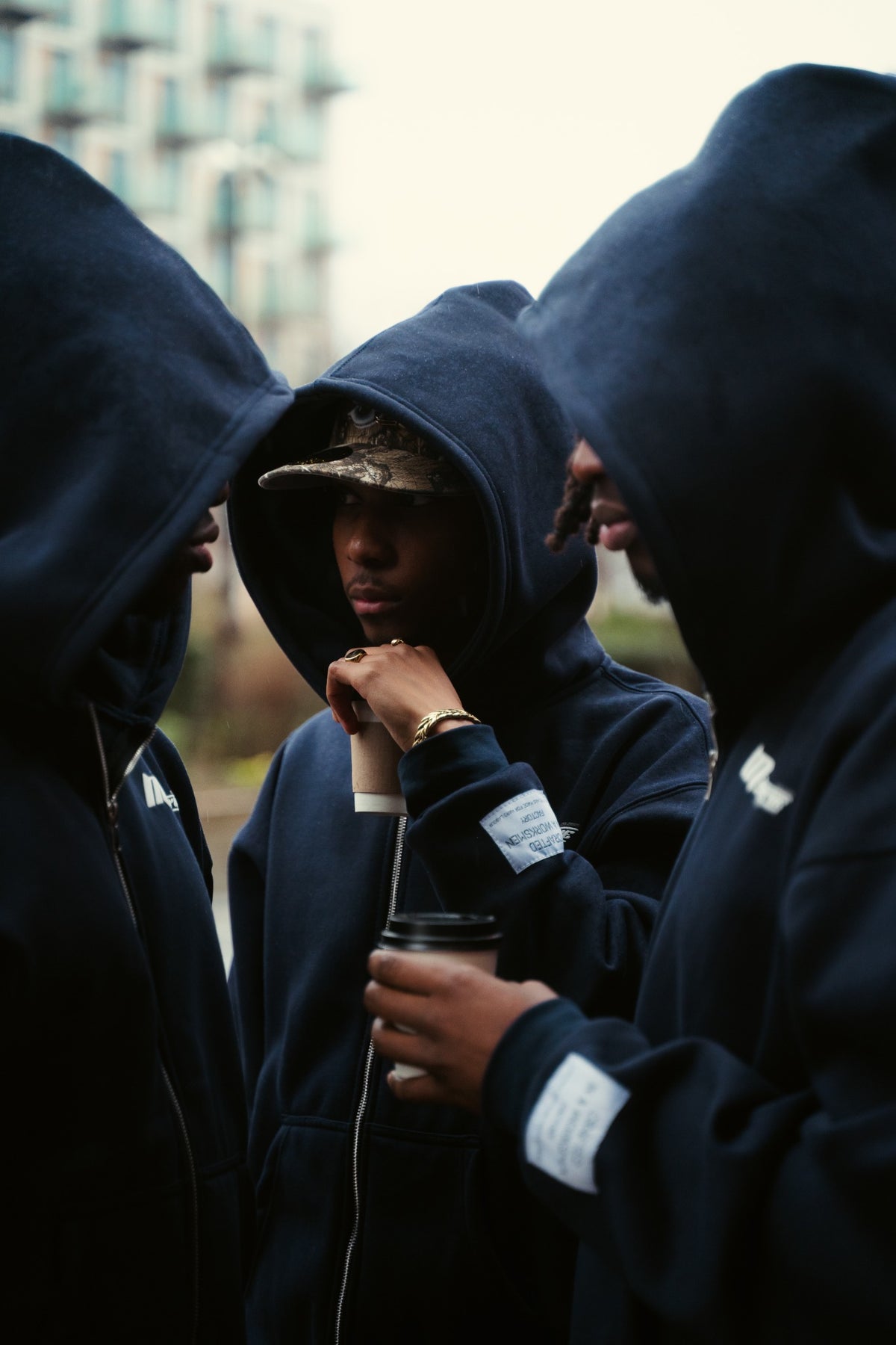 Navy Basics Zip Up