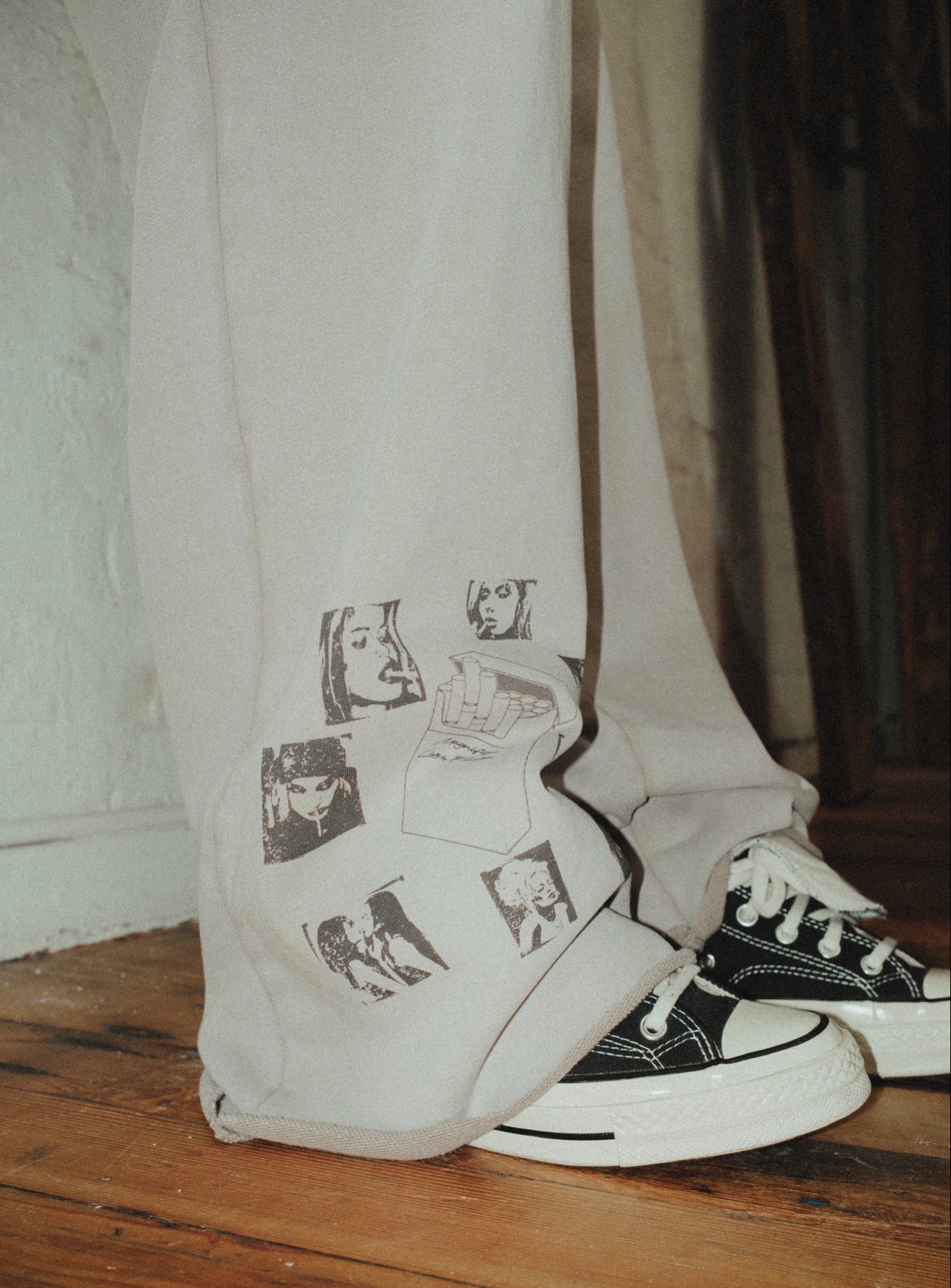 Vintage Washed Grey Joggers