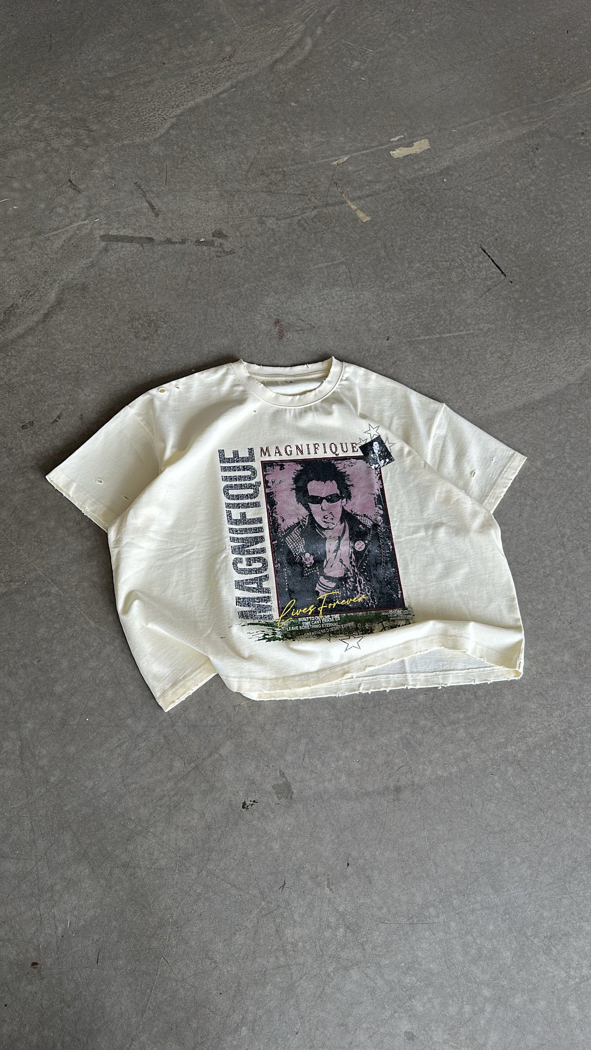 Cream 80’s Rock Tee