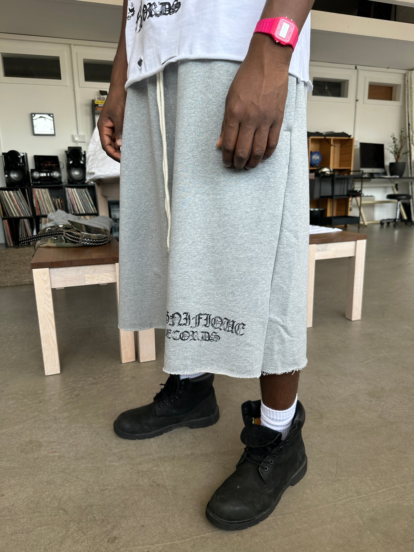 Grey Baggy Shorts