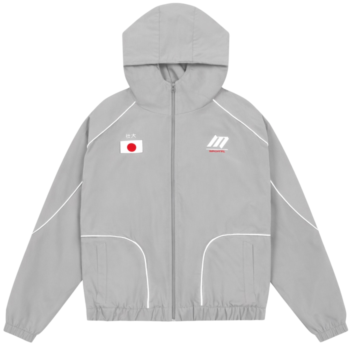 Grey Japan Windbreaker