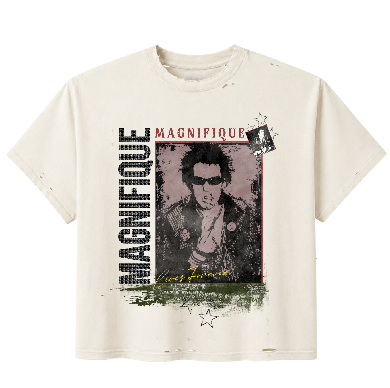 Cream 80’s Rock Tee