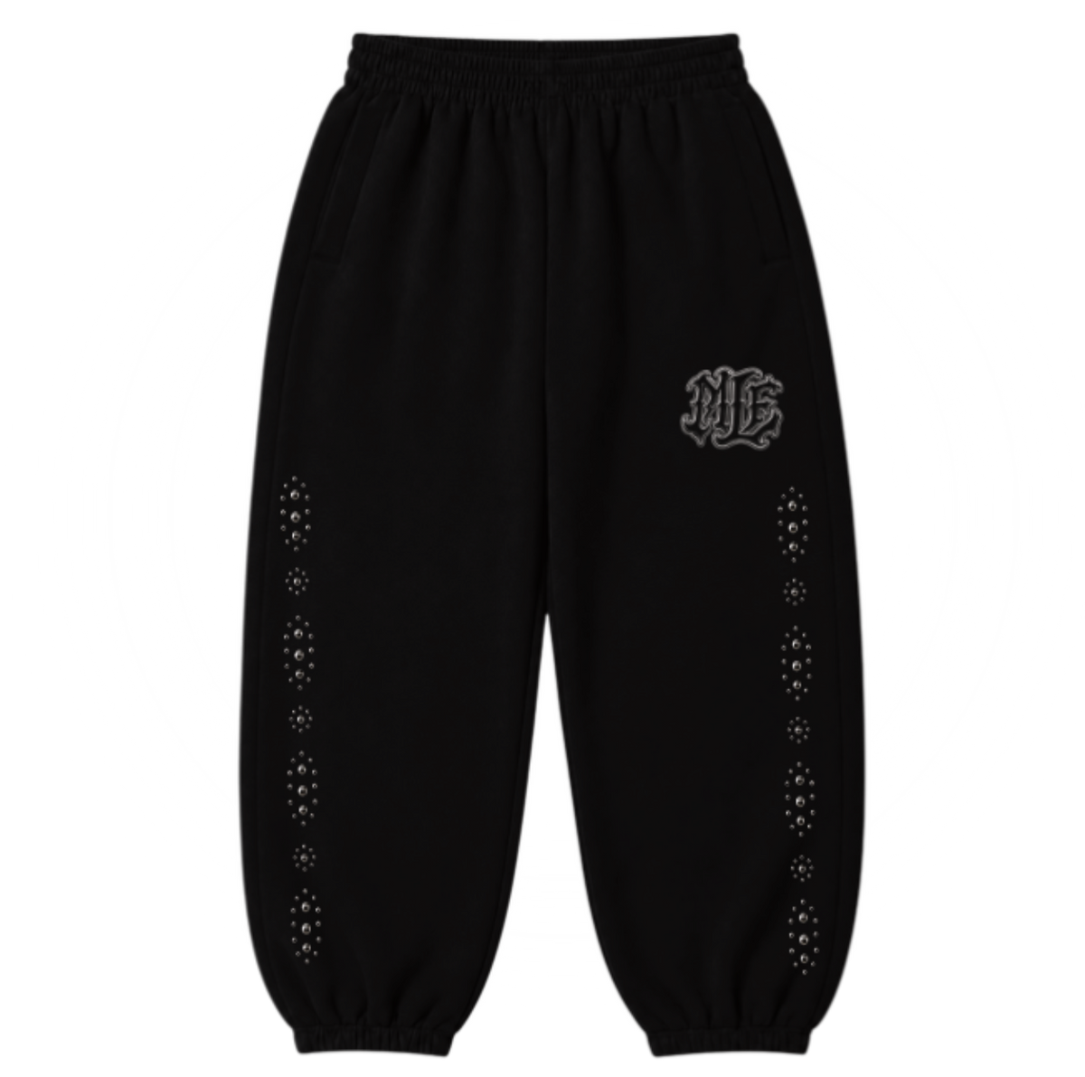 Chrome Studded Joggers