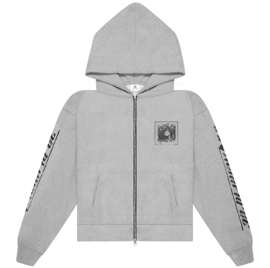 NEW SEASON GREY ZIP UP